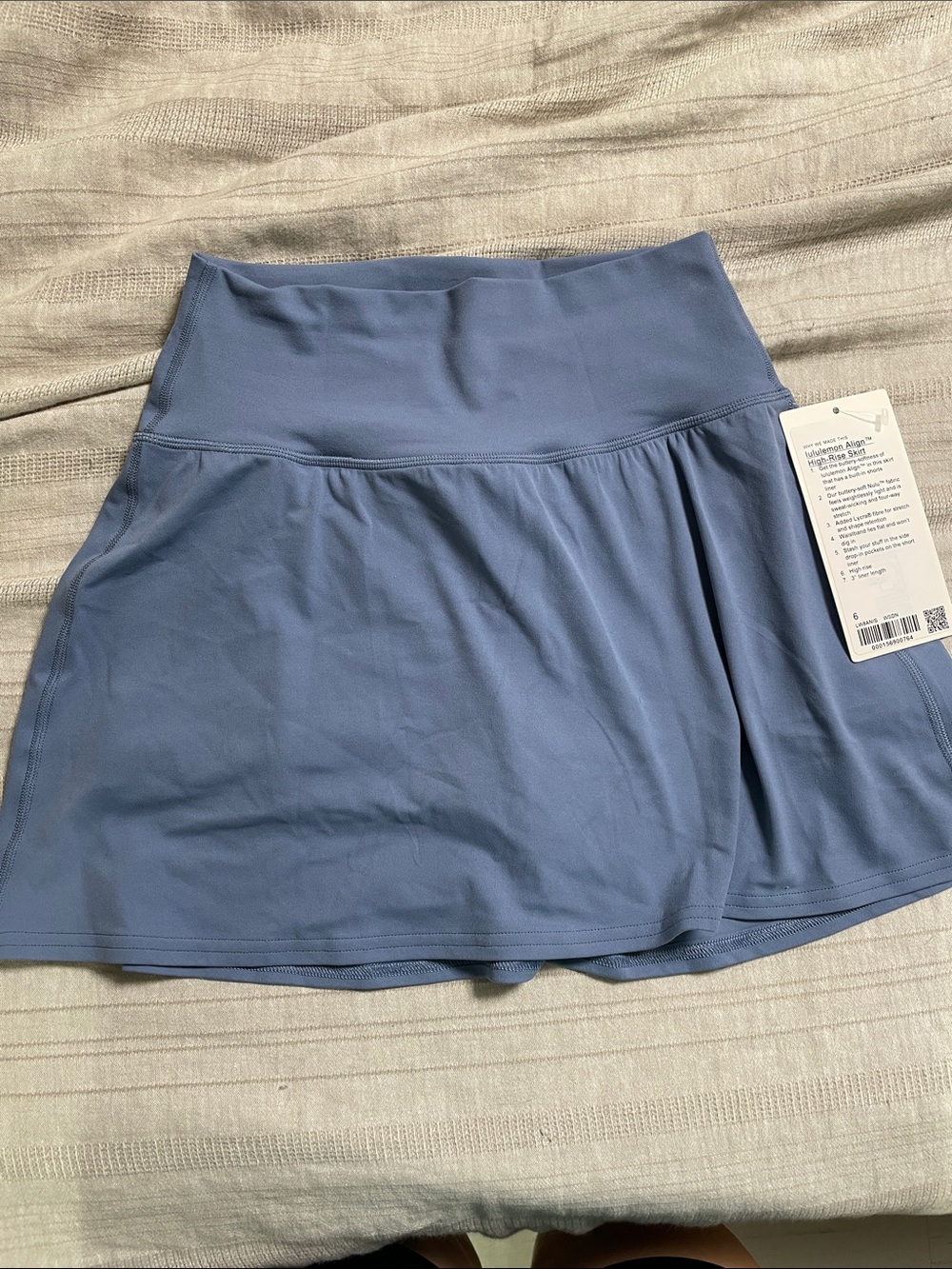 Align Skort in Dusty Blue